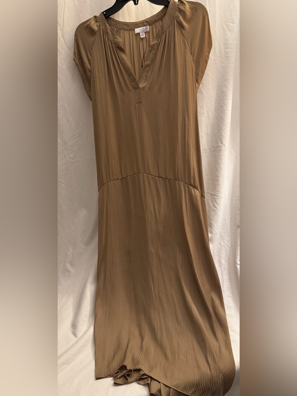 Current Air Anthropologie beige drop waist dress new condition size Small
